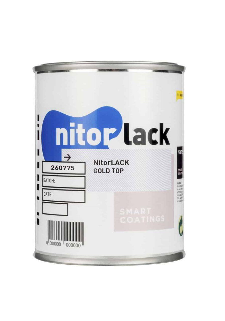 Nitrocellulose Lacquer Gold Top - 500ml Can
