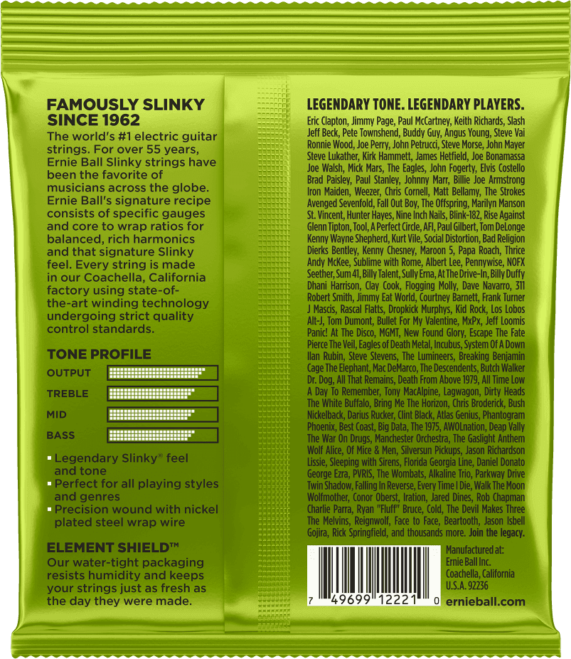 Ernie Ball Regular Slinky 10-46