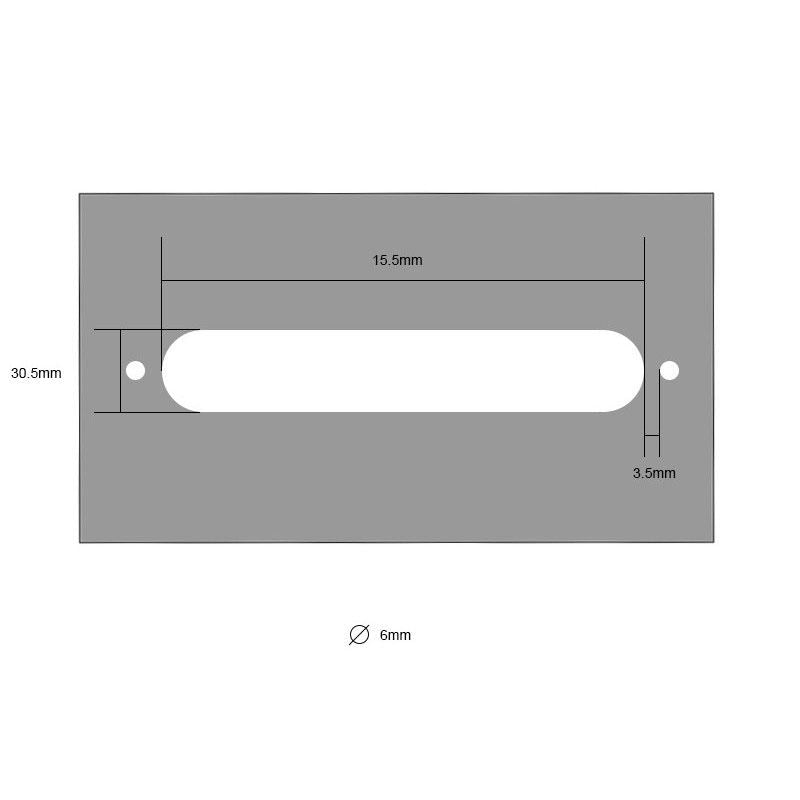 Telecaster Control Cavity Routing Template