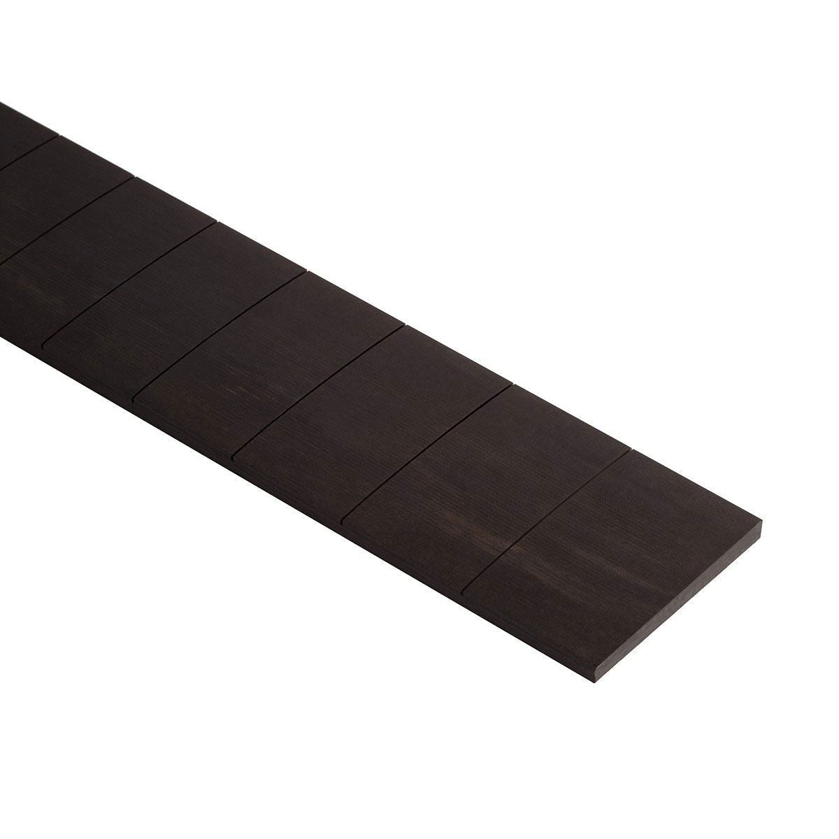 Pre-slotted Ebony Fretboard - 25 inch scale - 10 inch radius