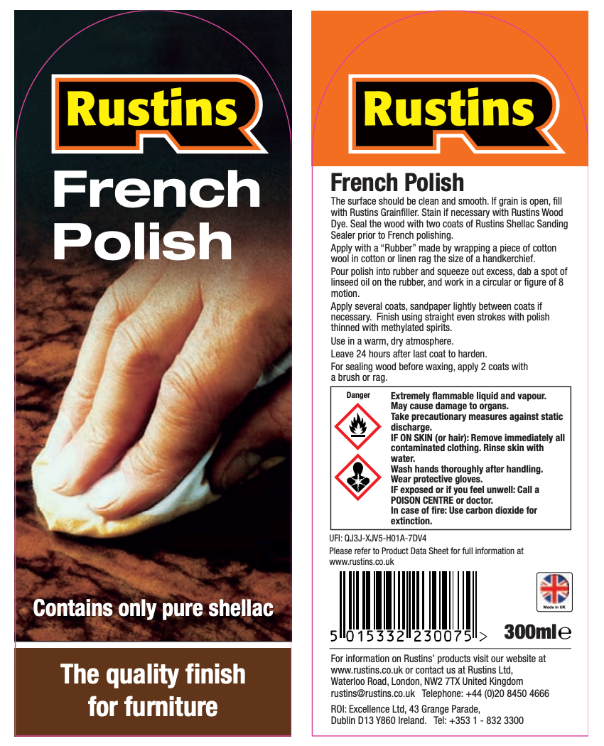 Rustins French Polish - 125ml