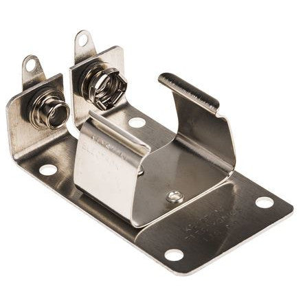 Keystone 9V battery holder for controlcavity