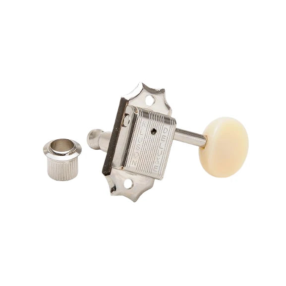 Kluson Double Line Junior Tuners – 3x3 – Nickel