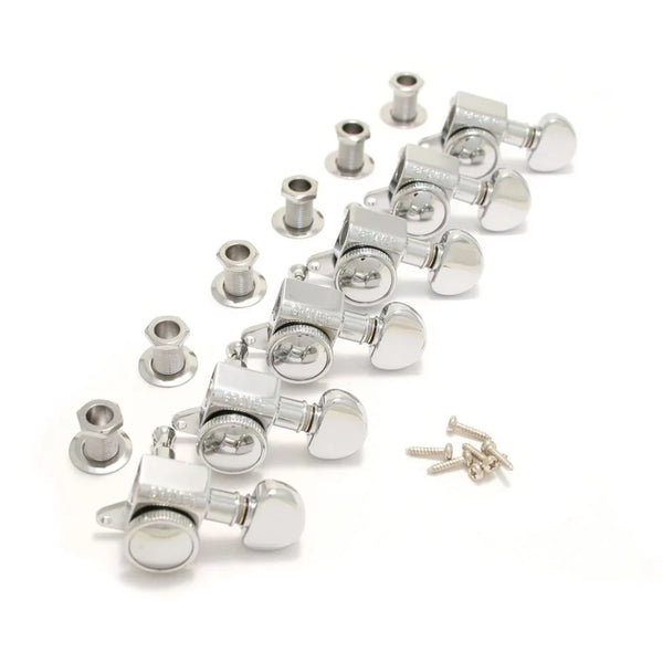 Grover Mini Roto-Grip Locking Rotomatics (505 series) - 6x1 - Chrome
