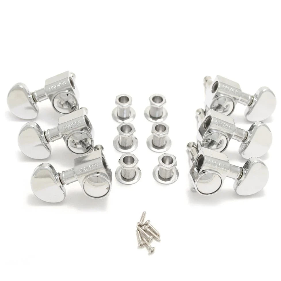Grover Original Rotomatics (102 Series) - 3x3 - Chrome