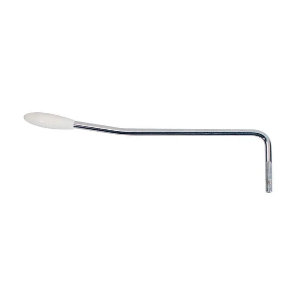 Tremolo Arm 5mm - Chrome - White Knob