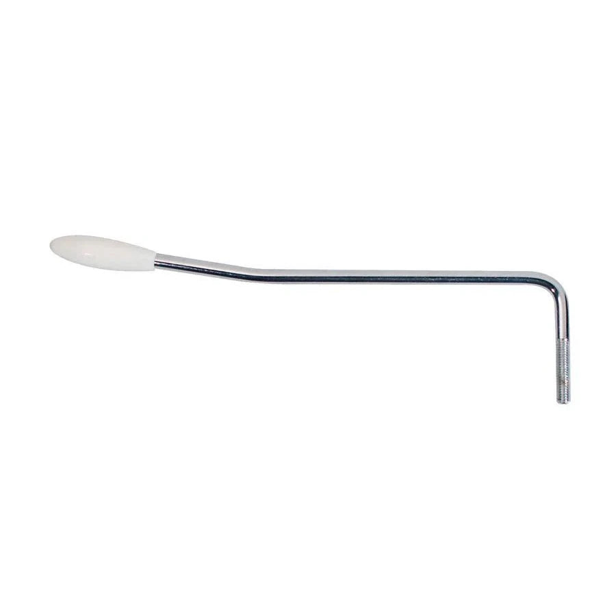 Tremolo Arm 5mm - Chrome - White Knob