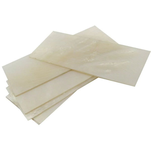 White Mother Of Pearl Blank 35x70x1.5mm