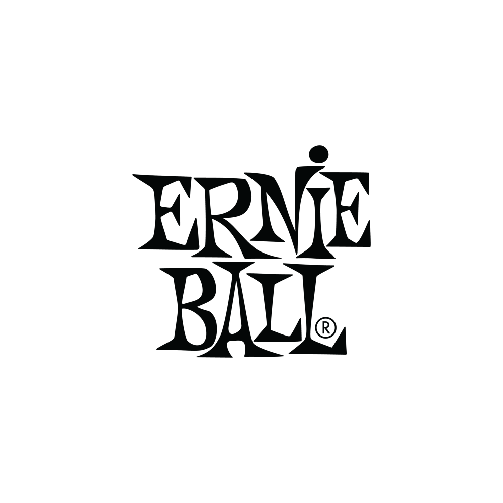 Ernie Ball logo – electric guitar strings and musician apparel
