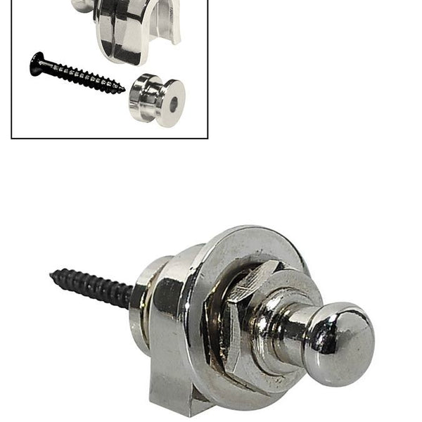Security Strap Locks Schaller Style - Nickel