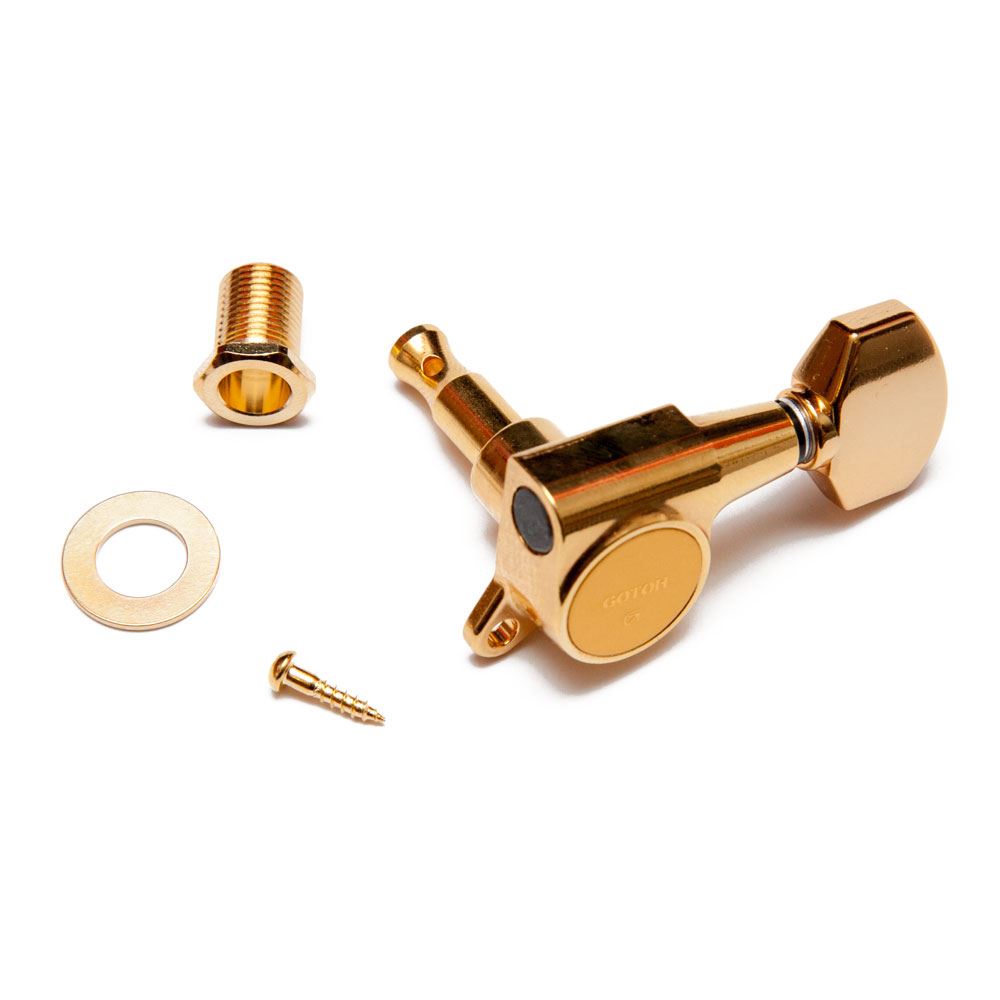 Gotoh SG381 - Mini Button - 6x1 - Gold