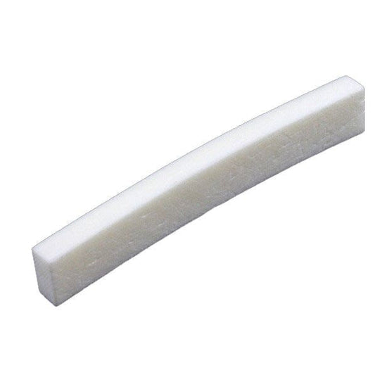 Bone Nut Blank 43x6.5x3,1mm curved bottom/top