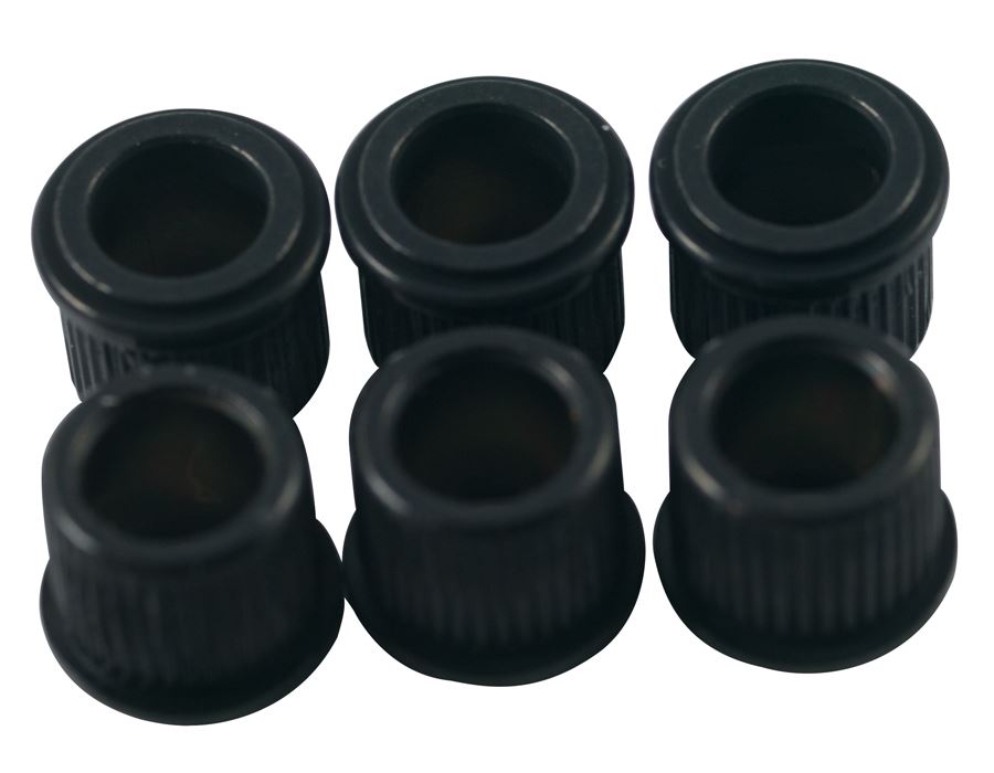 Kluson conversion tuner bushings 6,35mm black