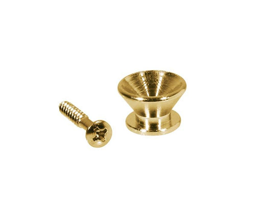 Strap Button with screw Gold