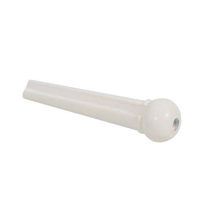 Bridge Pin Plastic White - Abalone Dot Ø 3mm -  Set of 6