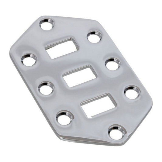 Lower Switchplate for Jaguar - Chrome