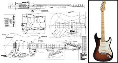 Fender Stratocaster Blueprint