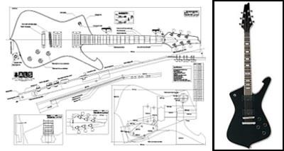Ibanez Iceman Blueprint
