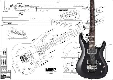 Ibanez Satriani Blueprint