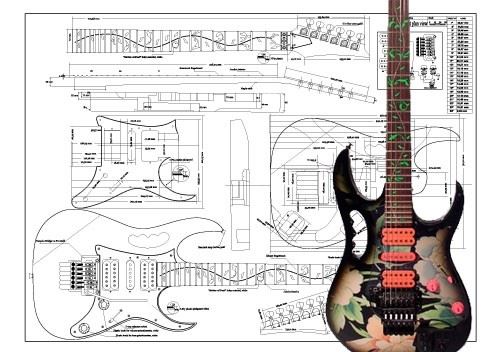 Ibanez JEM Blueprint