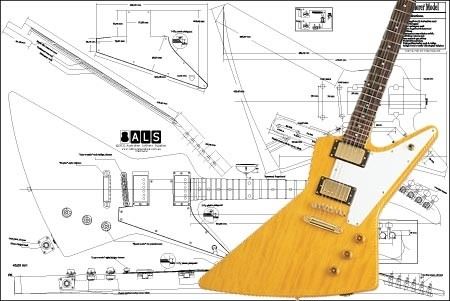 Gibson Explorer Blueprint