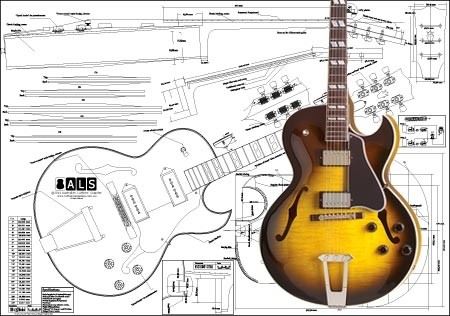 Gibson ES-175 Blueprint