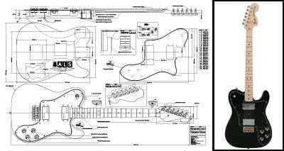Fender Telecaster Deluxe Blueprint