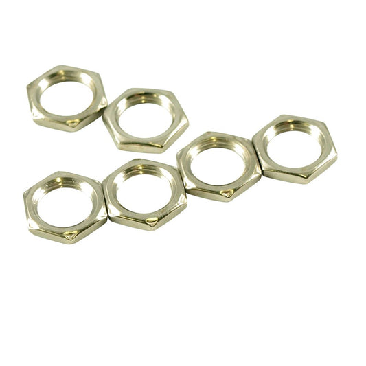 Hex Nuts for CTS Pots - Nickel (bag of 6)