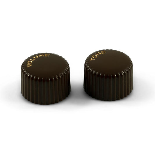 Vintage Cupcake Knob Set of 2 - Brown