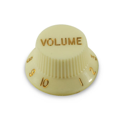 Stratocaster Knob Volume - Parchment - Inch