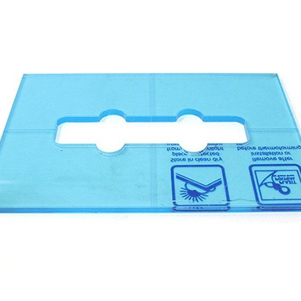 Jazz Bass Bridge Pick-Up Routing Template