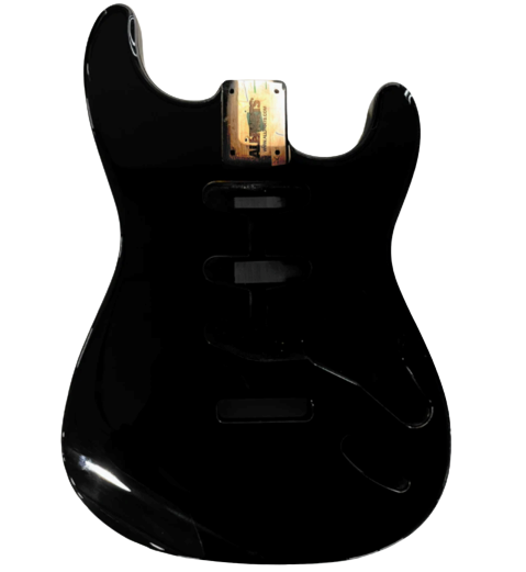 Allparts Stratocaster Body - Alder - Black