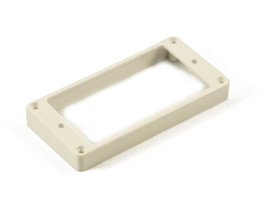 Humbucker Mounting Ring - Flat - 10-11mm - White